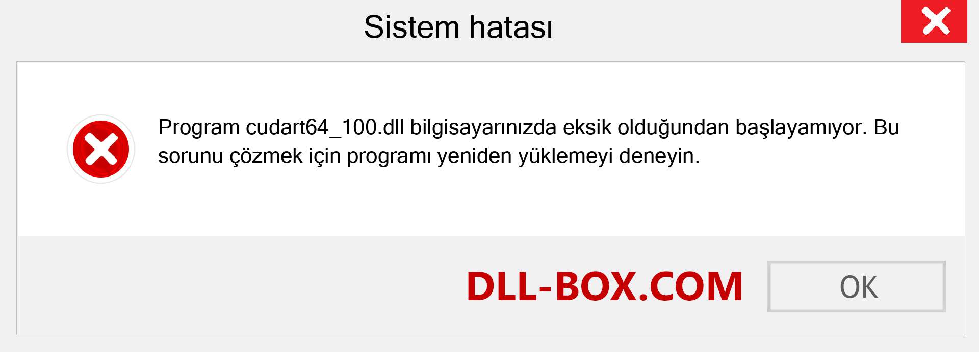 cudart64_100.dll dosyası eksik mi? Windows 7, 8, 10 için İndirin - Windows'ta cudart64_100 dll Eksik Hatasını Düzeltin, fotoğraflar, resimler